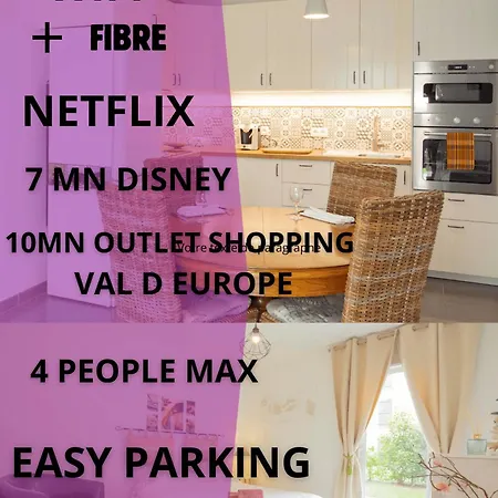 شقة A 5 Min De Disneyland Paris Cosy Avec Jardin Terrasse Privee